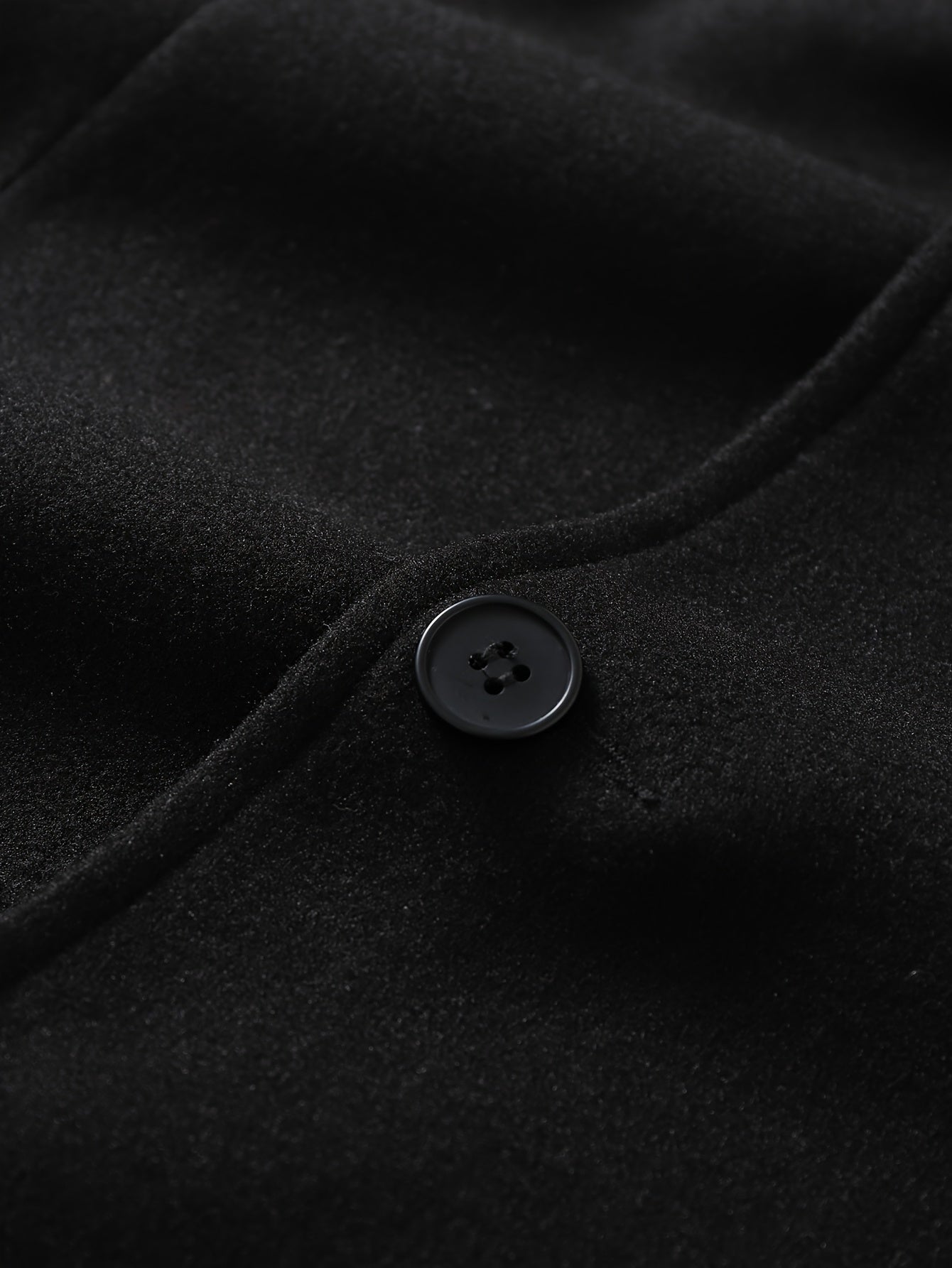 Men’s Mid-Length Overcoat — Single-Breasted, Business-Casual, Fall/Winter