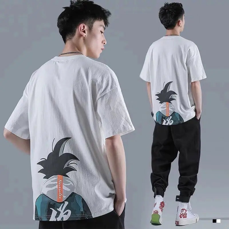 Hip Hop T Shirt Men Japanese T-shirt Streetwear Tshirt Casual Short Sleeve Summer Tops Tee Japan Style