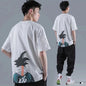 Hip Hop T Shirt Men Japanese T-shirt Streetwear Tshirt Casual Short Sleeve Summer Tops Tee Japan Style