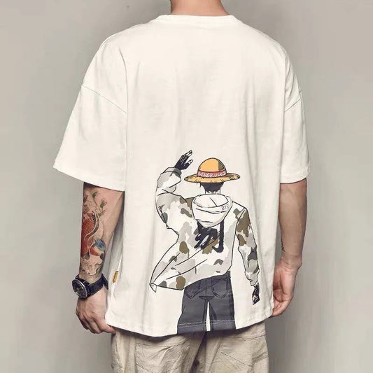 Hip Hop T Shirt Men Japanese T-shirt Streetwear Tshirt Casual Short Sleeve Summer Tops Tee Japan Style