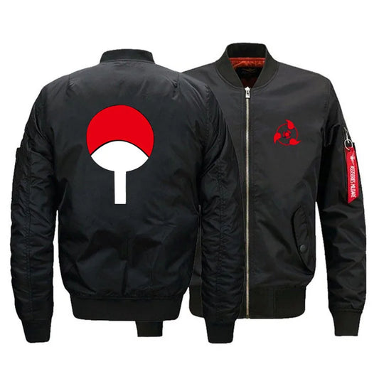 Naruto Uchiha Clan Flight Jackets