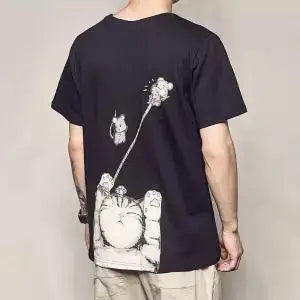 Hip Hop T Shirt Men Japanese T-shirt Streetwear Tshirt Casual Short Sleeve Summer Tops Tee Japan Style
