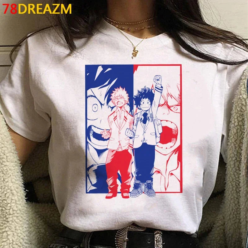 Girl Anime Top Comfortable Tees High Quality T Shirt Women
