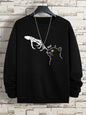 Funny Finger Cat Nose Boop Men Sweatshirt Autumn Fleece Fleece Hoody Hip Hop Soft Casual Oversized Clothing Fashion Hoodies