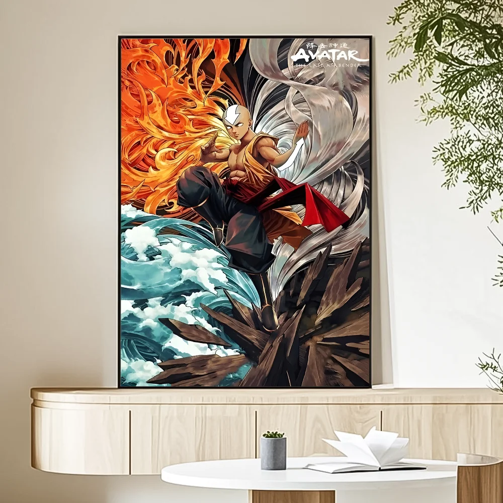 Cartoon A-Avatar The Legend Korra Poster HD art sticky wall waterproof home living room bedroom bar aesthetic decoration