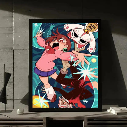 Hot Anime Poster HD Art Mural Wallart Poster for Home Room Decoration DIY Vintage Print Decor