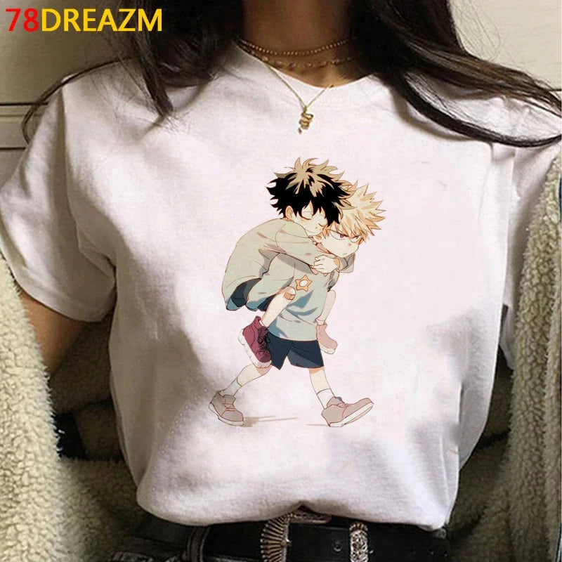 Girl Anime Top Comfortable Tees High Quality T Shirt Women