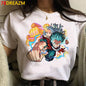Girl Anime Top Comfortable Tees High Quality T Shirt Women