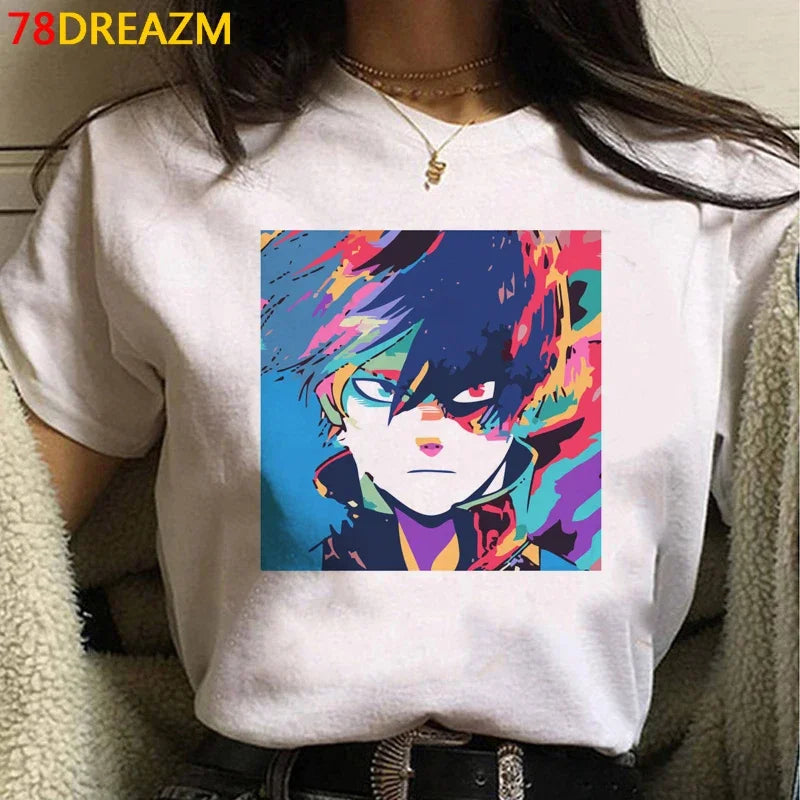 Girl Anime Top Comfortable Tees High Quality T Shirt Women