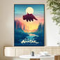 Cartoon A-Avatar The Legend Korra Poster HD art sticky wall waterproof home living room bedroom bar aesthetic decoration
