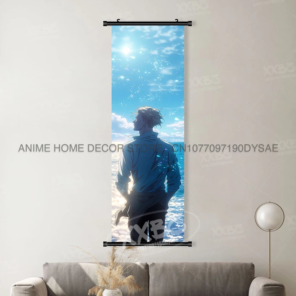 Anime Poster Room Canvas Print Hanging Painting Wall Art  Scrolls Picture Home Decoration Mural
