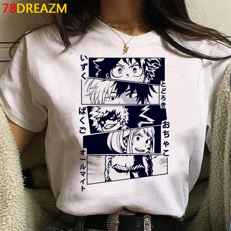 Girl Anime Top Comfortable Tees High Quality T Shirt Women