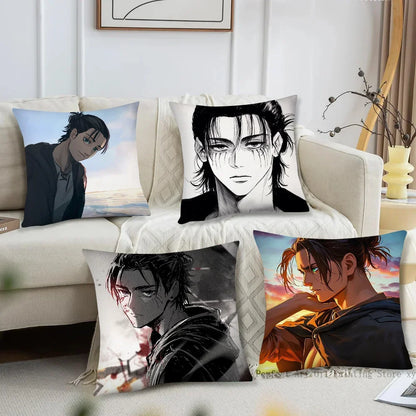 Anime Pillow Case Square Pillow Bedroom Sofa Leisure ComfortCushionLiving Room Home Decoration 40X40