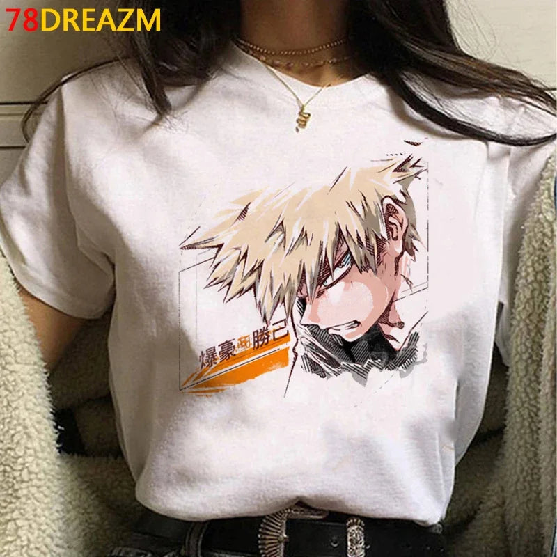 Girl Anime Top Comfortable Tees High Quality T Shirt Women
