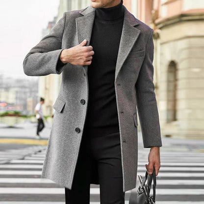 Overcoat  Men Wool Jacket