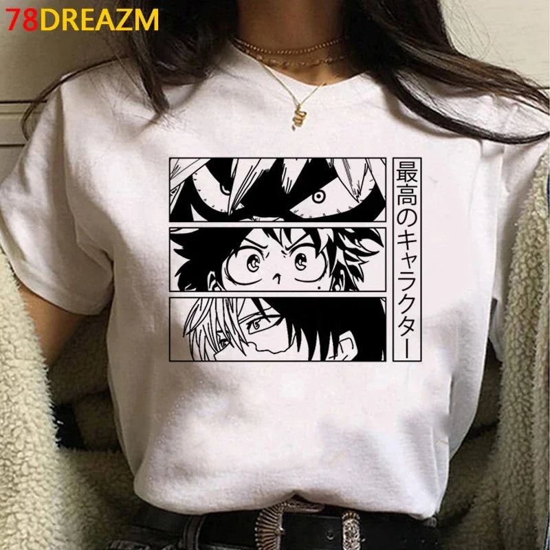 Girl Anime Top Comfortable Tees High Quality T Shirt Women