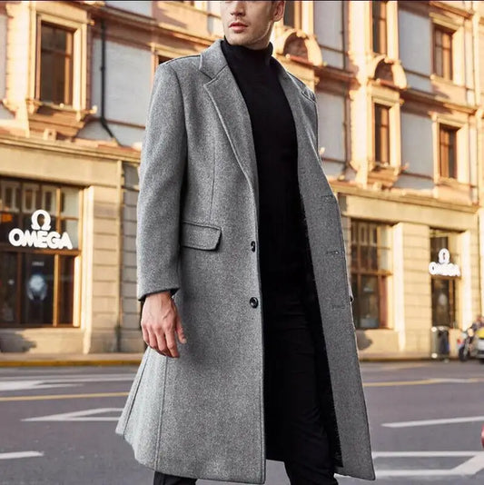 Overcoat  Men Wool Jacket