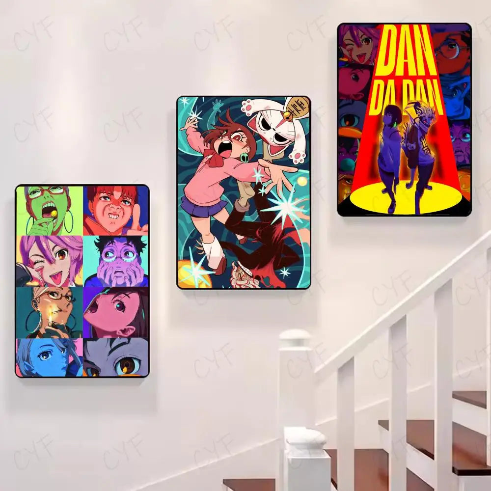 Hot Anime Poster HD Art Mural Wallart Poster for Home Room Decoration DIY Vintage Print Decor