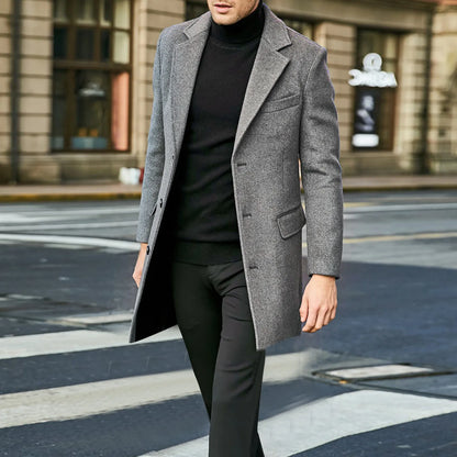 Overcoat  Men Wool Jacket