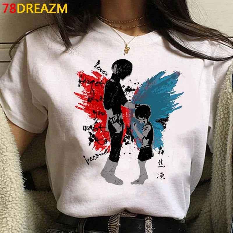 Girl Anime Top Comfortable Tees High Quality T Shirt Women