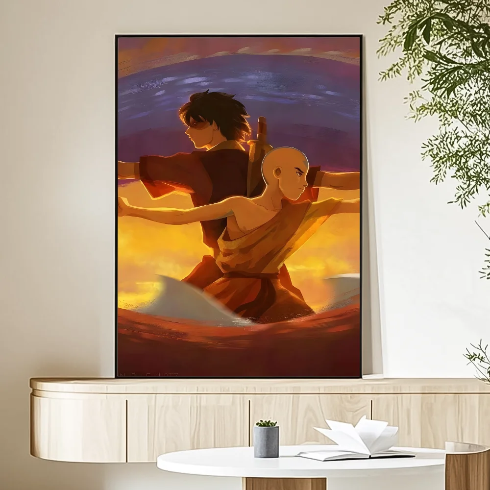 Cartoon A-Avatar The Legend Korra Poster HD art sticky wall waterproof home living room bedroom bar aesthetic decoration