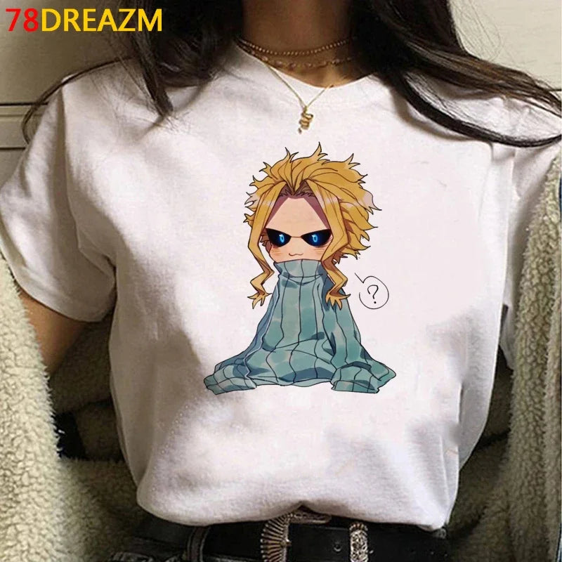 Girl Anime Top Comfortable Tees High Quality T Shirt Women