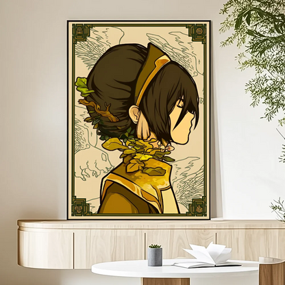 Cartoon A-Avatar The Legend Korra Poster HD art sticky wall waterproof home living room bedroom bar aesthetic decoration