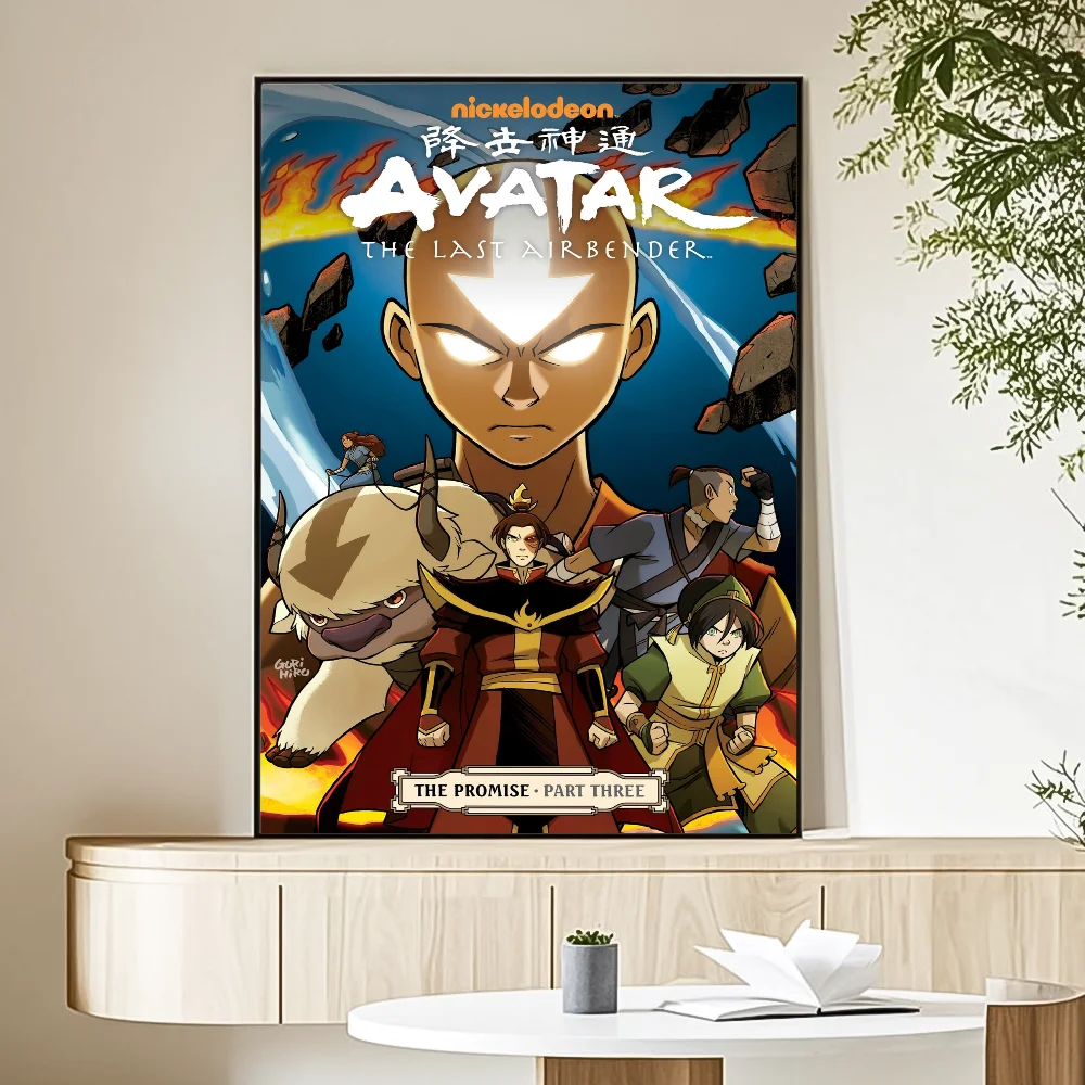 Cartoon A-Avatar The Legend Korra Poster HD art sticky wall waterproof home living room bedroom bar aesthetic decoration