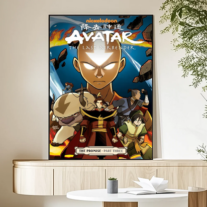 Cartoon A-Avatar The Legend Korra Poster HD art sticky wall waterproof home living room bedroom bar aesthetic decoration