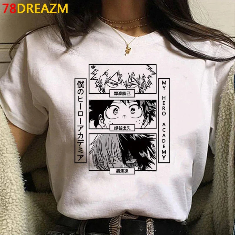 Girl Anime Top Comfortable Tees High Quality T Shirt Women
