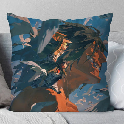 Anime Pillow Case Square Pillow Bedroom Sofa Leisure ComfortCushionLiving Room Home Decoration 40X40