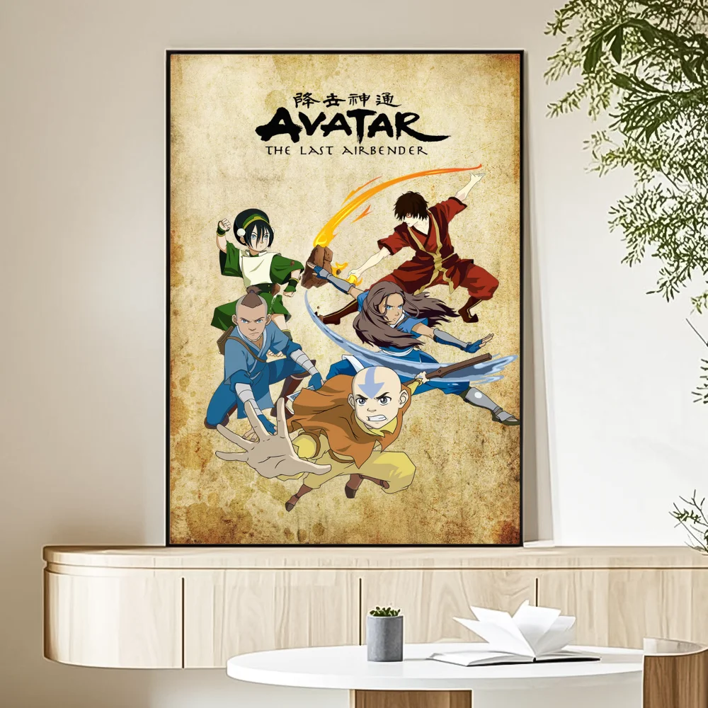 Cartoon A-Avatar The Legend Korra Poster HD art sticky wall waterproof home living room bedroom bar aesthetic decoration