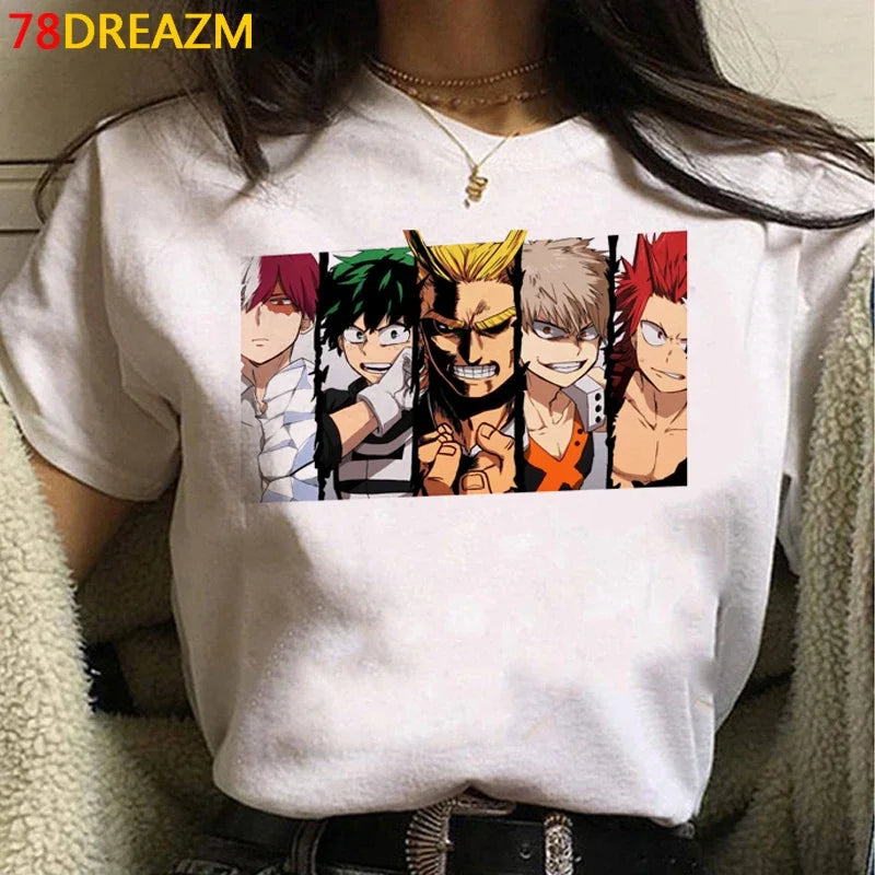 Girl Anime Top Comfortable Tees High Quality T Shirt Women