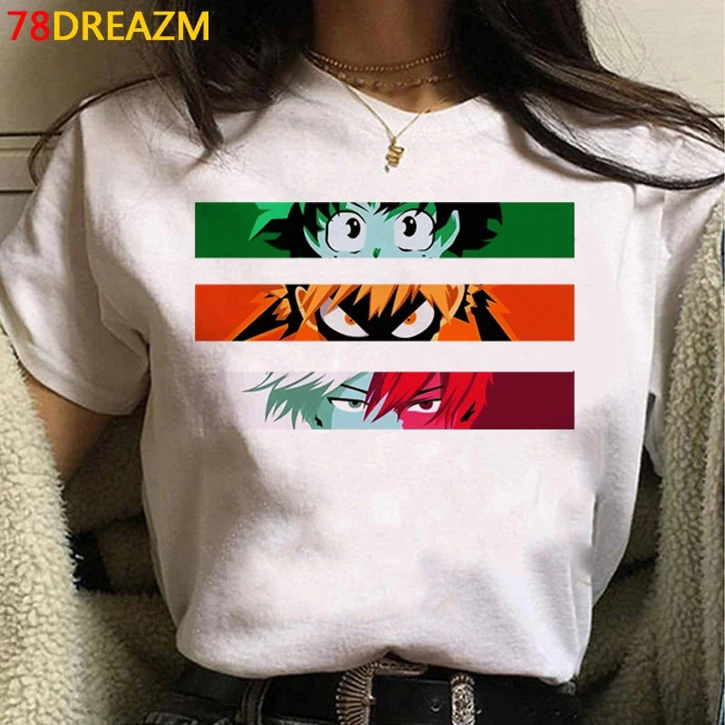 Girl Anime Top Comfortable Tees High Quality T Shirt Women