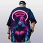 Summer Men's T-Shirt 3d Anime Character Print Short Sleeve T-Shirt For Men Loose Casual Tee Tops Oversized Trendy Male Clothing