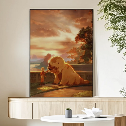 Cartoon A-Avatar The Legend Korra Poster HD art sticky wall waterproof home living room bedroom bar aesthetic decoration