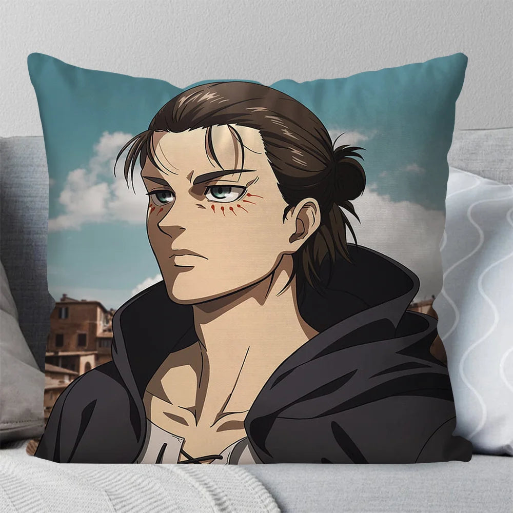 Anime Pillow Case Square Pillow Bedroom Sofa Leisure ComfortCushionLiving Room Home Decoration 40X40