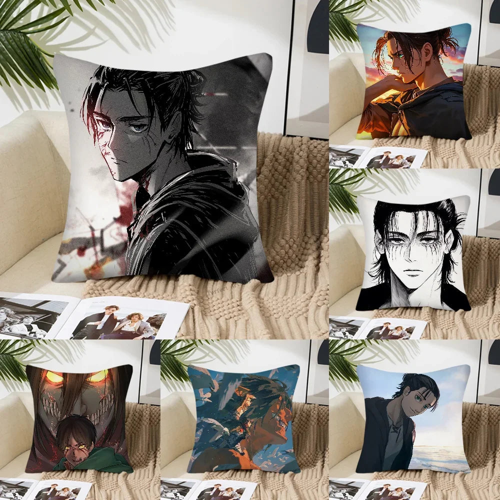 Anime Pillow Case Square Pillow Bedroom Sofa Leisure ComfortCushionLiving Room Home Decoration 40X40