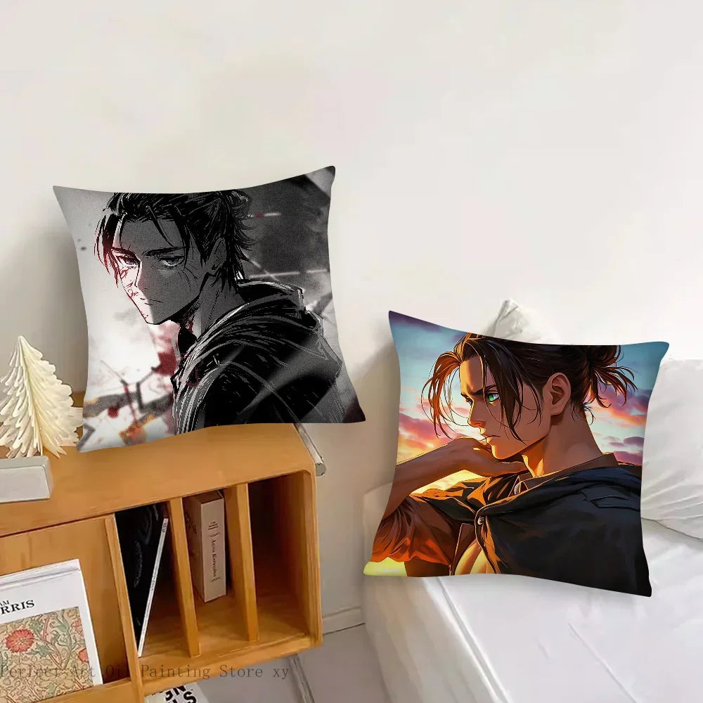 Anime Pillow Case Square Pillow Bedroom Sofa Leisure ComfortCushionLiving Room Home Decoration 40X40