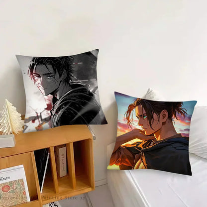 Anime Pillow Case Square Pillow Bedroom Sofa Leisure ComfortCushionLiving Room Home Decoration 40X40