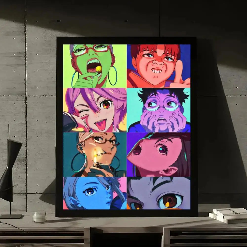 Hot Anime Poster HD Art Mural Wallart Poster for Home Room Decoration DIY Vintage Print Decor