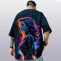 Summer Men's T-Shirt 3d Anime Character Print Short Sleeve T-Shirt For Men Loose Casual Tee Tops Oversized Trendy Male Clothing