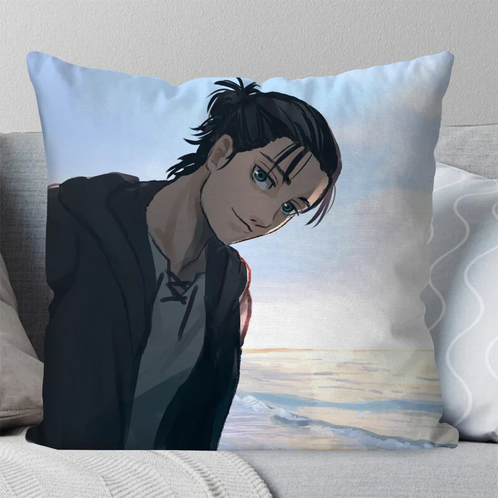 Anime Pillow Case Square Pillow Bedroom Sofa Leisure ComfortCushionLiving Room Home Decoration 40X40