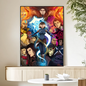 Cartoon A-Avatar The Legend Korra Poster HD art sticky wall waterproof home living room bedroom bar aesthetic decoration