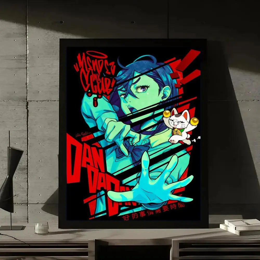 Hot Anime Poster HD Art Mural Wallart Poster for Home Room Decoration DIY Vintage Print Decor