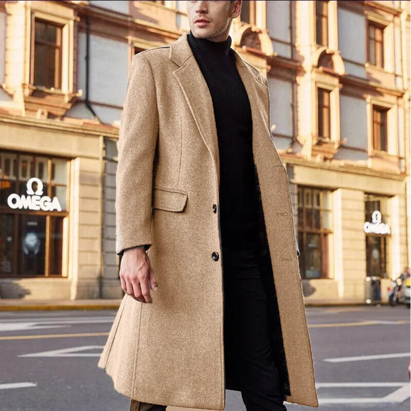Overcoat  Men Wool Jacket