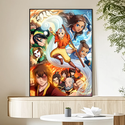 Cartoon A-Avatar The Legend Korra Poster HD art sticky wall waterproof home living room bedroom bar aesthetic decoration