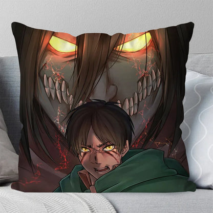 Anime Pillow Case Square Pillow Bedroom Sofa Leisure ComfortCushionLiving Room Home Decoration 40X40