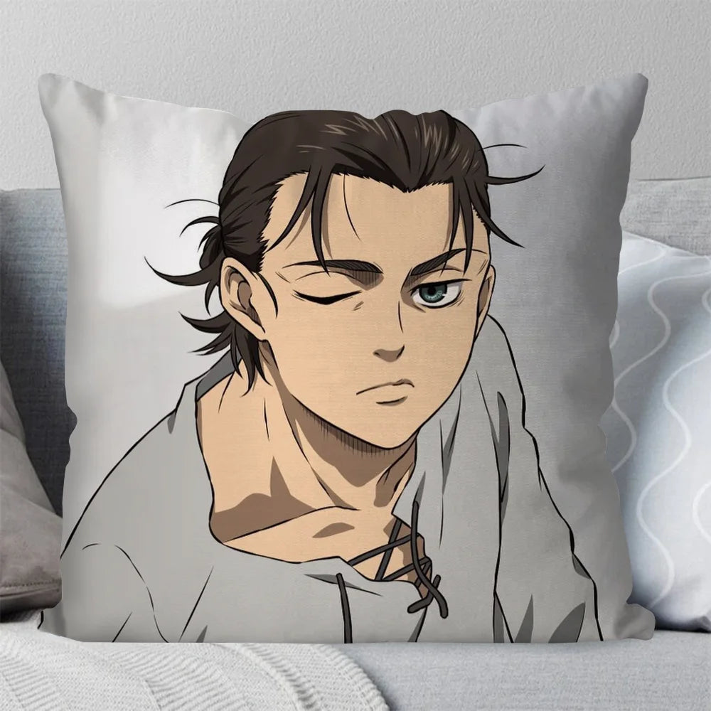 Anime Pillow Case Square Pillow Bedroom Sofa Leisure ComfortCushionLiving Room Home Decoration 40X40