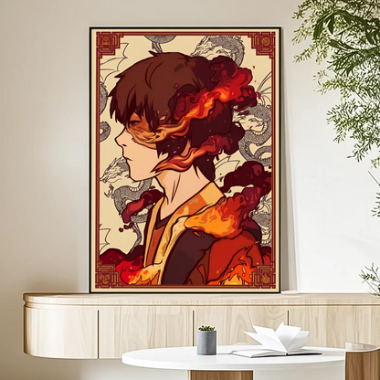 Cartoon A-Avatar The Legend Korra Poster HD art sticky wall waterproof home living room bedroom bar aesthetic decoration